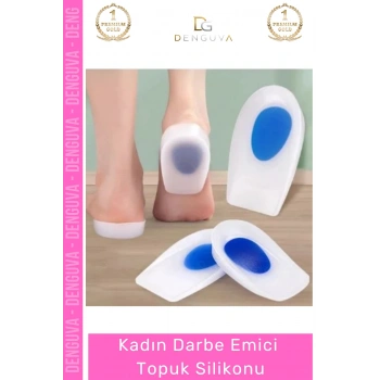 #TopukSilikonu Ortopedik Yumuşak Şok Emici Konforlu Ayakkabı Pedi Kadın Darbe Emici Topuk Silikonu