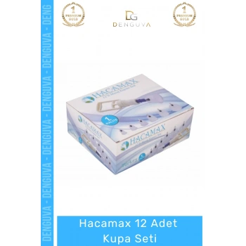 #HacamatSeti Profesyonel Vakumlu Hacamat Terapi Seti Kaliteli Dayanıklı Hijyenik Hacamax 12 Adet Kupa