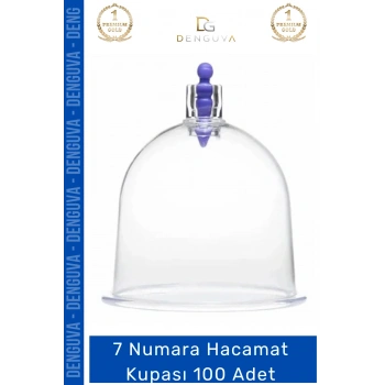 #HacamatKupası Kaliteli Profesyonel Vakumlu Hijyenik Ekonomik Paket 7 Numara Hacamat Kupası 100 Adet
