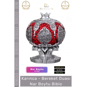 #Biblo Dekoratif Sarı Polyester Orta Boy Hediyelik Modern Ev Ofis Aksesuarı Şık Bereket Nar Boytu Biblo