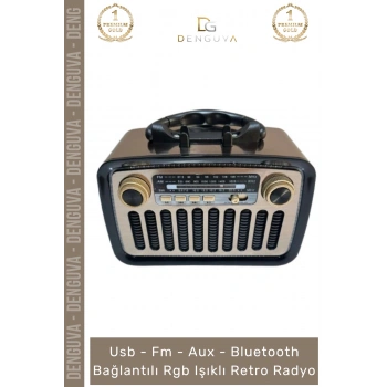 #Radyo Everton RT553 Bluetooth Nostalji USB FM Radyo Şarjlı Güçlü Mp3 Player Müzik Kutusu