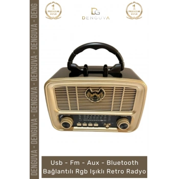 #Radyo Everton RT554 Bluetooth Nostalji FM USB Kart Girişli Taşınabilir Mp3 Player Müzik Kutusu