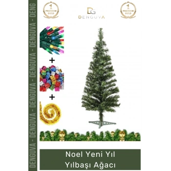 #NoelPaketi Lüks Yılbaşı Çam Ağacı Sık Dallı Kaliteli Ev Ofis Dekorasyon Noel Paketi 110 Cm 110 Dal