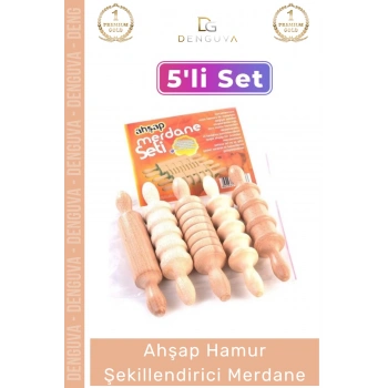 #Merdane Kayın Ağacı Ahşap Doğal Eğitici Oyun Hamuru Şekil Verici İnce Motor Bebek Çocuk Merdane