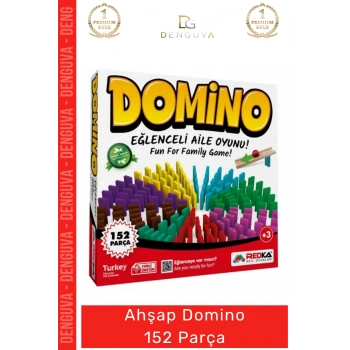 #Oyuncak Renkli Eğitici Zeka Geliştirici Çocuk Aktivite Seti Tasarım Ahşap Domino 152 Parça Oyun