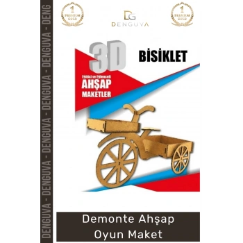 #Oyuncak Eğitici Hobi Tasarım 3D Boyanabilir MDF Lazer Kesim Puzzle Hediyelik Demonte Ahşap Oyun