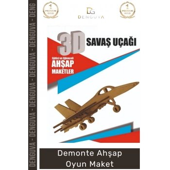 #Oyuncak Lazer Kesim MDF Boyanabilir 3D Puzzle Eğitici Eğlenceli Hobi Demonte Ahşap Oyun Maket