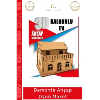 #Oyuncak Eğitici Eğlenceli 3mm Ham MDF Boyanabilir 3D Sök Tak Puzzle Demonte Ahşap Oyun Maket