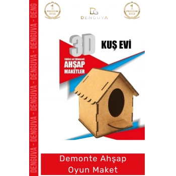 #Oyuncak Eğitici Eğlenceli Lazer Kesim 3mm MDF Boyanabilir 3D Puzzle Demonte Ahşap Oyun Maket