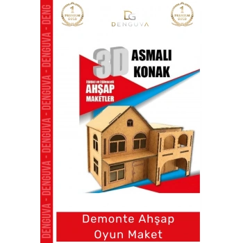 #Oyuncak Eğitici Eğlenceli Lazer Kesim 3mm MDF Boyanabilir 3D Puzzle Demonte Ahşap Oyun Maket