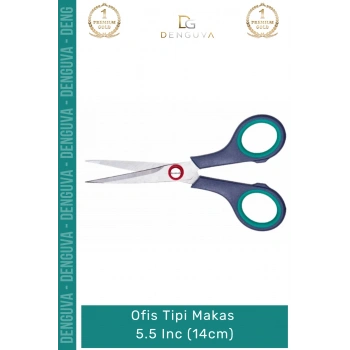 #OfisMakas Profesyonel Paslanmaz Keskin Çelik Ergonomik Sap Kaliteli Ofis Tipi Makas 5.5 İnc 14 cm