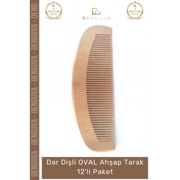 #AhşapTarak Kaliteli Doğal Kayın Ağacı Antistatik Ergonomik Saç Seti OVAL Ahşap Tarak 12li Paket