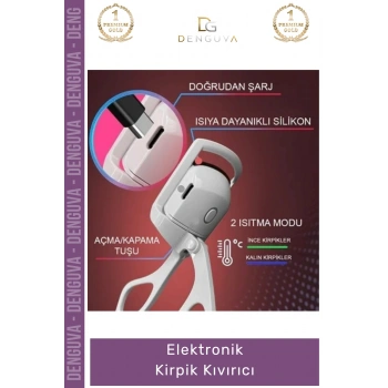 #KirpikKıvırıcı Hızlı Isınan Şarjlı Profesyonel Isıtmalı Kalıcı Etkili Güçlü Isı Elektronik Kirpik Kıvırıcı