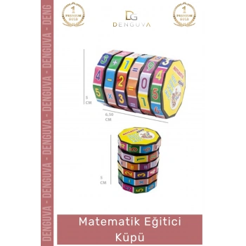 #SayıKüpü Eğitici Zeka Geliştirici Sayısal İşlem Plastik Sağlam Kaliteli Renkli Temel Matematik Küpü