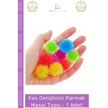 #MasajTopu Parmak El Egzersiz Rehabilitasyon Silikon Akupunktur Stres Giderici Masaj Topu - 1 Adet