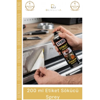 #EtiketSökücü Yapışkan Kalıntı Temizleyici Sticker İz Giderici Profesyonel 200 ml Etiket Sökücü Sprey