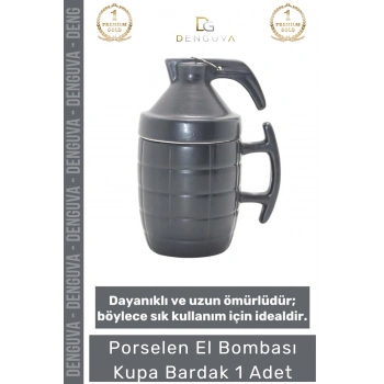 #KupaBardak Porselen Tasarım Isı Korumalı Şık Dekoratif Hediye Pratik Leke Tutmaz El Bombası Kupa