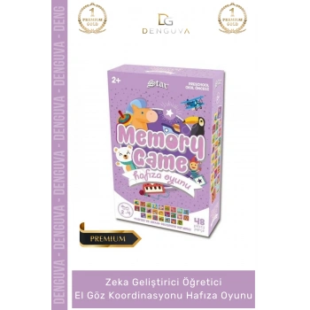 #Oyuncak Eğitici Öğretici Zihinsel Gelişim Destekli 1 Yaş Üzeri İnteraktif 48 Parça Hafıza Oyunu
