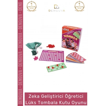 #Tombala Eğitici Gelişim Odaklı Aile Boyu Yılbaşı Parti Türkçe Lüks Tombala Oyunu