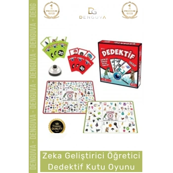 #KutuOyunu Eğitici Zeka Geliştirici Dikkat Geliştiren Hızlı Kartlı Etkinlik Dedektif Kutu Oyunu