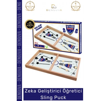 #Oyuncak Eğitici Zihinsel Gelişim Destekli Ahşap Aile Etkinlik Oyuncağı 3 Yaş Üstü Özel Gün Sling Puck