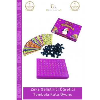 #Tombala Eğitici Çocuk Zihinsel Gelişim Destekli Kaliteli Aile Yılbaşı Etkinlik Tombala Oyunu