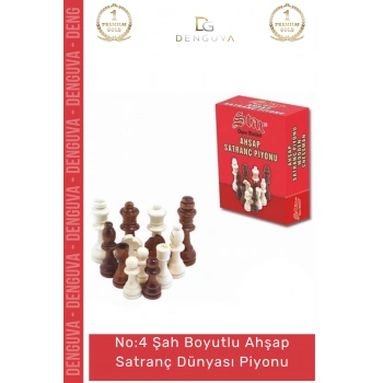 #SatrançPiyonu Eksik Takım Tamamlama Dayanıklı Estetik Şah Boyu No 4 Ahşap Satranç Dünyası Piyonu