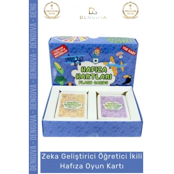 #HafızaOyunu Çocuk Eğitici Dikkat Algı Odaklanma Geliştirici Zeka 108 Kart İkili Hafıza Oyun Kartı