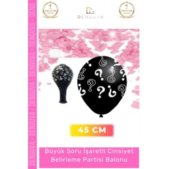 #BabyShower Siyah Balon Cinsiyet Belirleme Partisi Şık Modern Tasarım Eğlenceli Çocuk Baby Shower