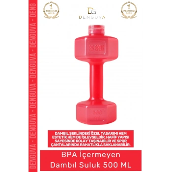 #Suluk Sağlıklı BPA İçermez Sporcu Matarası Renkli Şık Hafif Pratik Modern Dambıl Suluk 500 ml
