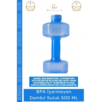 #Suluk Renkli Sporcu Sağlıklı BPA İçermez Plastik Ergonomik Şık Hafif Kaliteli Dambıl Suluk 500