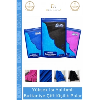#Polar 180x210 cm Yumuşak Kaliteli Sıcak Tutan Kışlık Termal Lüks Battaniye Çift Kişilik Polar
