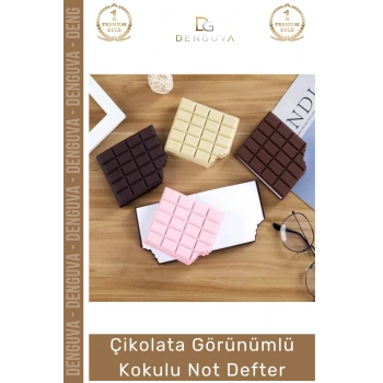 #NotDefteri Tatlı Tasarım Hediye Ofis Aksesuarı Şık Günlük Planlayıcı Çikolata Görünüm Kokulu Not Defter