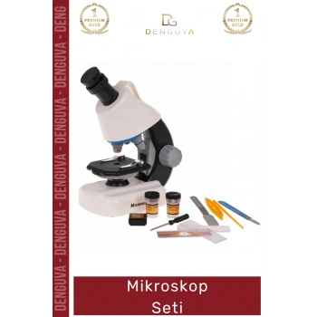 #Mikroskop 1200X Büyütme Profesyonel Bilimsel Eğitim Taşınabilir LED Aydınlatma Stem Mikroskop Seti