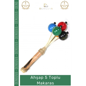 #Marakas Ahşap Saplı Ritim Enstrümanı Doğal El Yapımı Kaliteli Müzik Meditasyon 5 Toplu Marakas