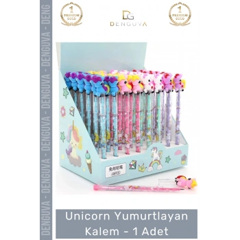 #Kalem Unicorn Model 2 Renkli Ergonomik Okul Ofis Hediye Kaliteli Yumurtlayan Kalem 1 Adet