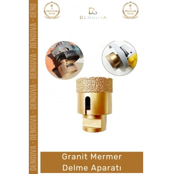 #DelmeAparatı 33mm Elmas Kaplama Profesyonel Seramik Fayans Porselen Sert Mermer Granit Delme Aparatı