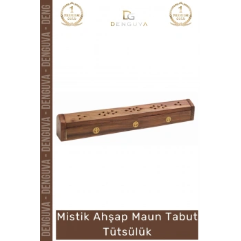 #Tütsülük Doğal Mistik Dekoratif Aromaterapi Meditasyon Yoga Tasarım Ahşap Maun Tabut Tütsülük