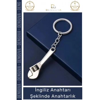 #Anahtarlık Ayarlanabilir Metal Tasarım Hediye Karizmatik İngiliz Anahtarı Şeklinde Anahtarlık