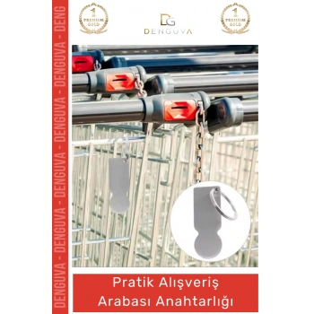 #Anahtarlık Pratik Metal Market Arabası Jetonu Bozuk Para Yerine Geçen Alışveriş Arabası Anahtarlığı