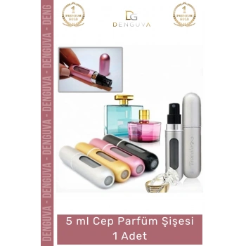 #ParfümŞişesi Alüminyum Gövde Doldurulabilir Şık Seyahat Tipi Sızdırmaz 5ml Sprey Cep Parfüm Şişesi