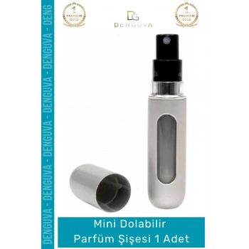 #Parfüm Şişesi Şık Alüminyum Gövde 5 ml Cep Şişesi Taşınabilir Seyahat Boyu Pratik Mini Dolabilir Parfüm Şişesi