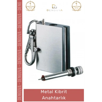 #Anahtarlık Paslanmaz Rüzgara Dayanıklı Doldurulabilir Kompakt Kamp Outdoor Metal Kibrit Anahtarlık