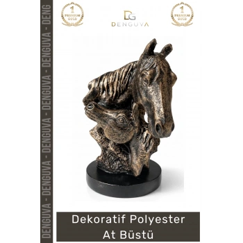 #Büst Dekoratif Sanatsal Ofis Ev Masa Üstü Modern Estetik Biblo Polyester At Büstü