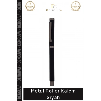 #Kalem Lazer Baskı Uyumlu Mat Profesyonel Prestijli Kurumsal Şık Ofis Metal Roller Kalem Siyah