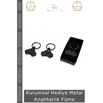 #Anahtarlık Modern Estetik Dayanıklı Materyal Şık Prestijli Lazer Baskı Hediye Metal Anahtarlık Füme