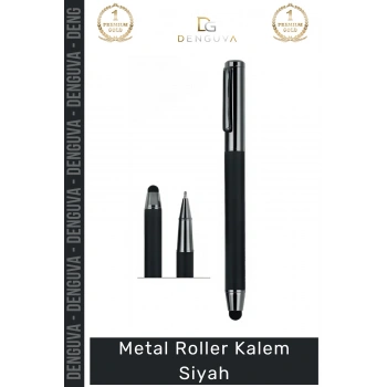 #Kalem Lüks Kurumsal Hediye Prestijli Tasarım Ergonomik Kaliteli İmza Metal Roller Kalem Siyah