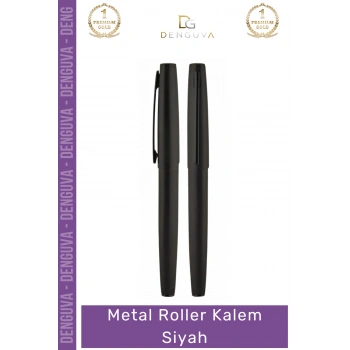 #Kalem Lüks Kurumsal Hediye Prestijli Tasarım Ergonomik Kaliteli İmza Metal Roller Kalem Siyah