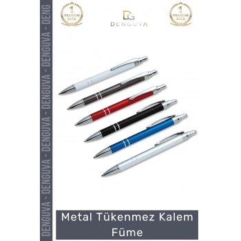 #Kalem Lüks Prestijli Kurumsal Hediyelik Mat Gövde Tasarım Ergonomik Metal Tükenmez Kalem Füme