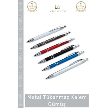#Kalem Şık Dayanıklı Ergonomik Prestijli Kurumsal Ofis Hediyesi Lüks Metal Tükenmez Kalem Gümüş